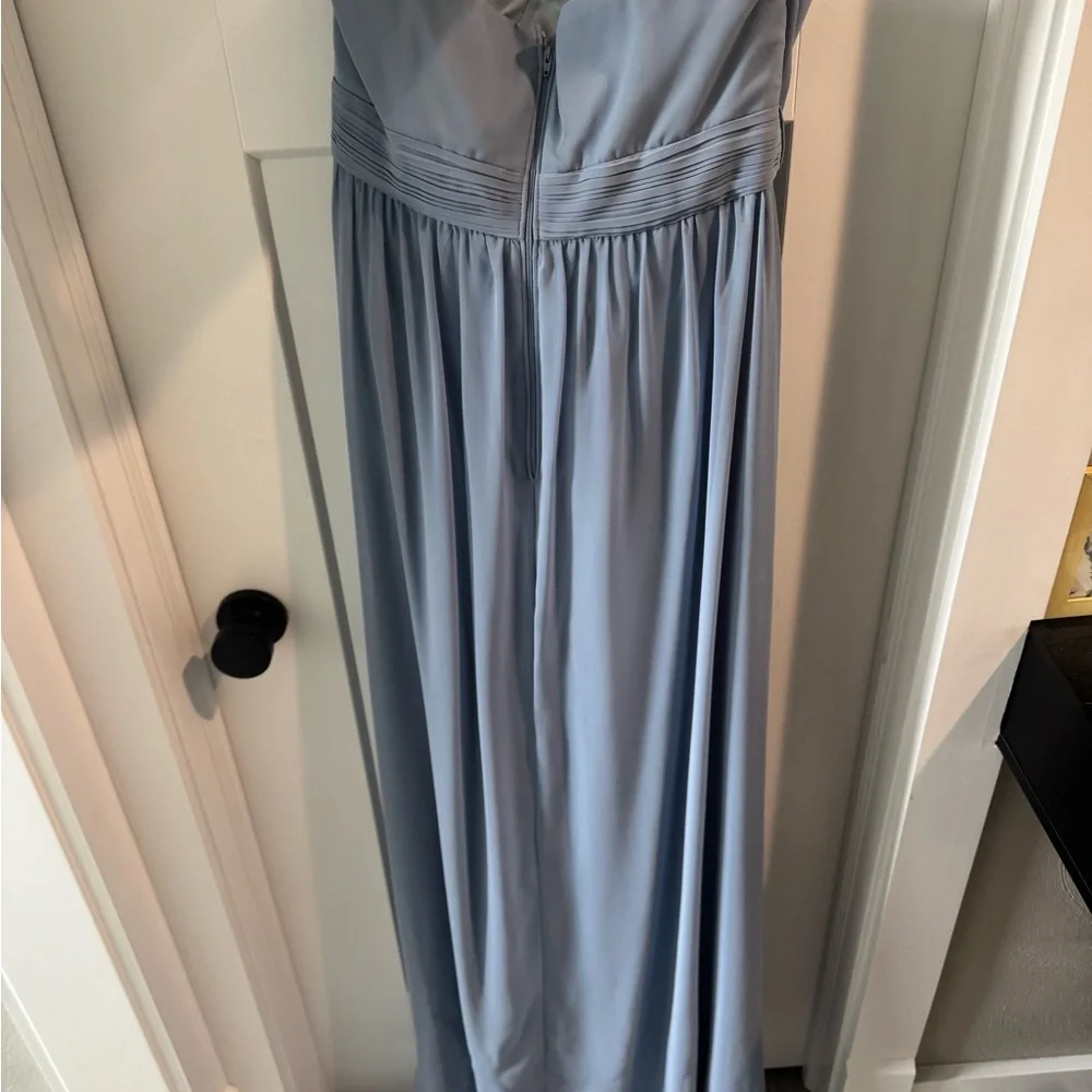 Birdy Grey Soft Blue Strapless Dress - Picture 2 of 3